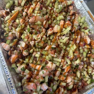 Shrimp ceviche Small tray