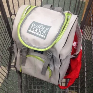 Security guard wouldn't let me bring in my grocery bag. The last time I left it in the front(like they wanted) someone stole it.