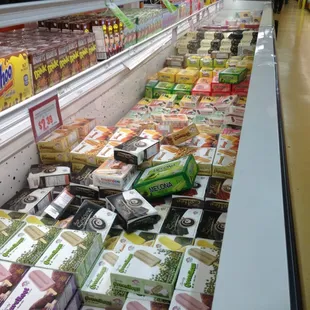 This is their ice cream selections! They even carry Mexican ice cream too