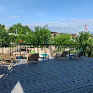 Outdoor, &quot;roof top&quot; patio.