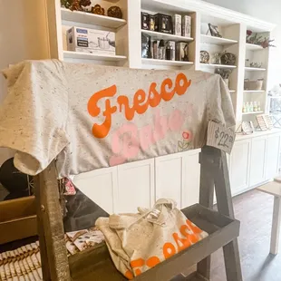 a bunk bed with a towel draped over it