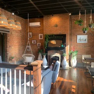 Upstairs loft area. If I lived here, I&apos;d be up here to work everyday, for sure!  The vibe is unmatched.
