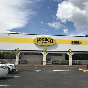 the front of the store