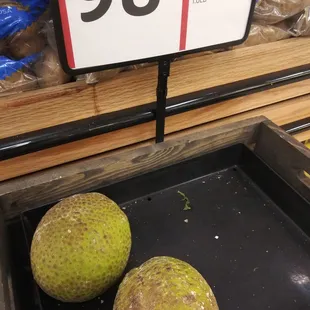 Only two of them and they're the smallest I've ever seen, but what up breadfruit!!!