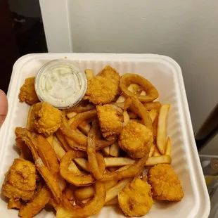 Fried Scallop Plate