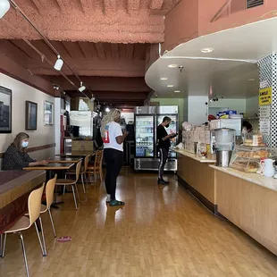 Front counter for ordering food.