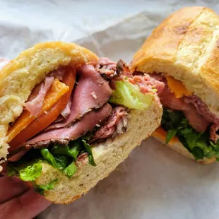 Roast Beef,  on French roll