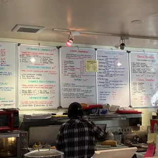 Menu as of Jan10, 2022