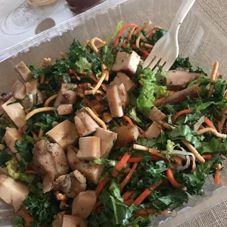 Avocado Asian Kale Salad - VEGAN