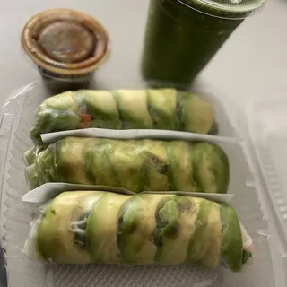 3 Pieces Avocado Rolls - VEGAN