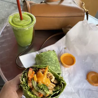 Grilled Chicken and Avocado Wrap