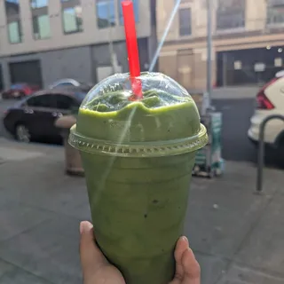 Minty Peach Pineapple Smoothie