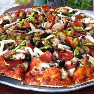 pizza, food