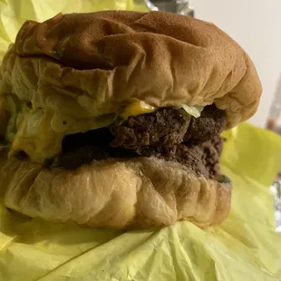 Double King Burger with Cheese
