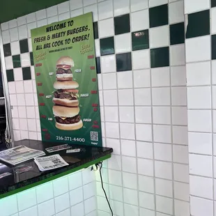 Meaty Burger sizes