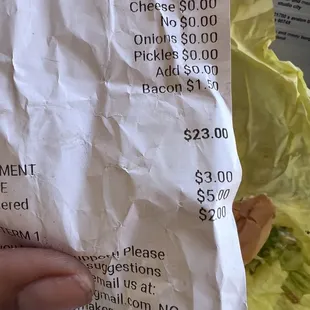 Manger didn&apos;t put my bacon and was trying make me come back for $1.59 refund