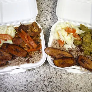 Brown Stew Chicken &amp; Curry Chicken