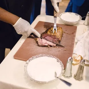 Juicy prime rib