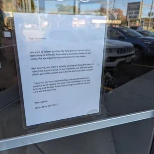 Sign Outside