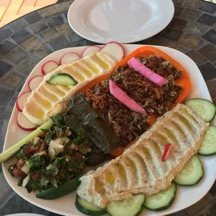 Delicious veggie platter!