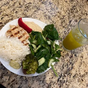 Probiotic tea and GF tenders, yum!