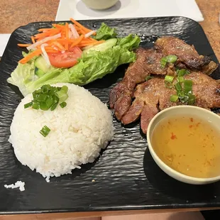 Rice with pork