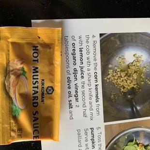 The instruction say Dijon mustard, but they sent Chinese.
