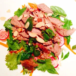 After: Steak salad / It was phenomenal!