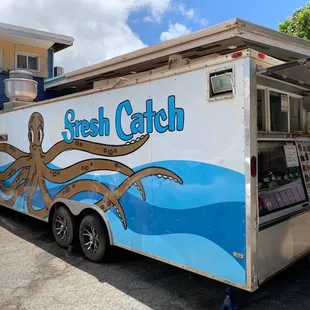 Temporary food truck until their new location construction is finished.