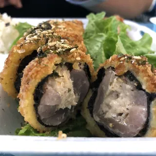 Crab Stuffed Ahi Roll