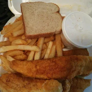 Walleye dinner