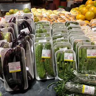 1/21/22 neatly packaged produce at the entrance