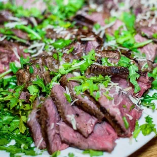 Steak with Arugula