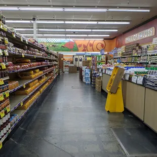 a grocery store aisle