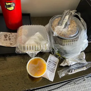 Don't ever order from this place, we order salads and they send totally different food!