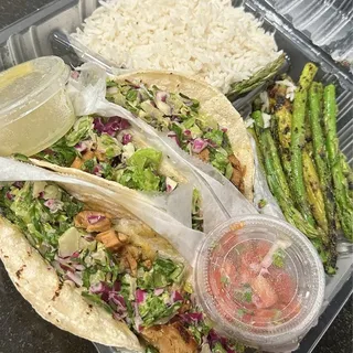 Chicken Tacos 2 Sides