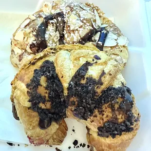 Chocolate &amp; Chocolate Almond Croissant