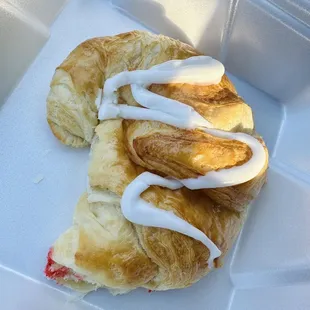 Strawberry Cream Cheese Croissant