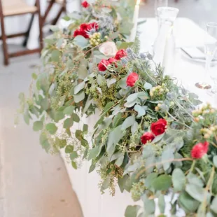 Sweetheart Table Garland