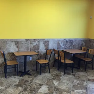 Nice and clean place to eat. No pictures but you're going be looking at your phone most of the time anyway!