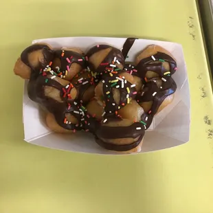 Chocolate donut hole