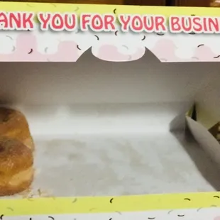 Cinnamon sugar donuts - 1 dozen almost gone!-