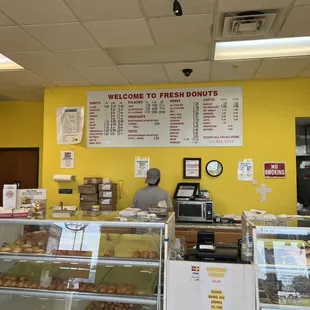 a man behind the counter