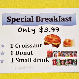 Special Breakfast Deal