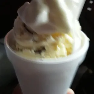She knows my son loves whip cream!