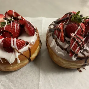 Strawberry donut