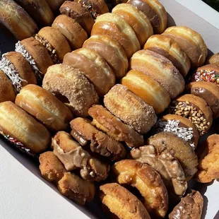 a box full of doughnuts