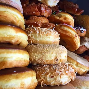 3 dozen donuts, but the coconut donut is king.