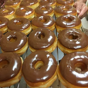 Chocolate donuts