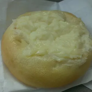 Cream cheese kolache. Apparently, not all kolaches are shaped like hot dogs